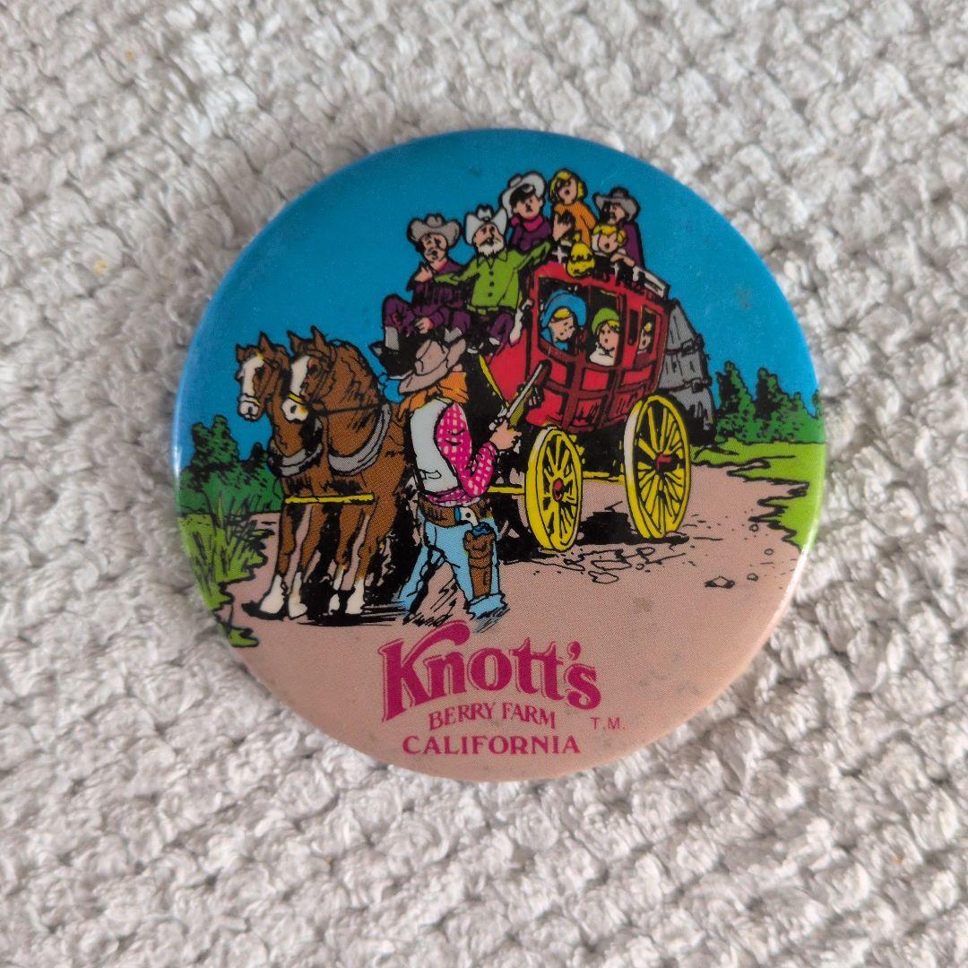 希少1978カリフォルニア州 地図と観光パン、缶バッジ