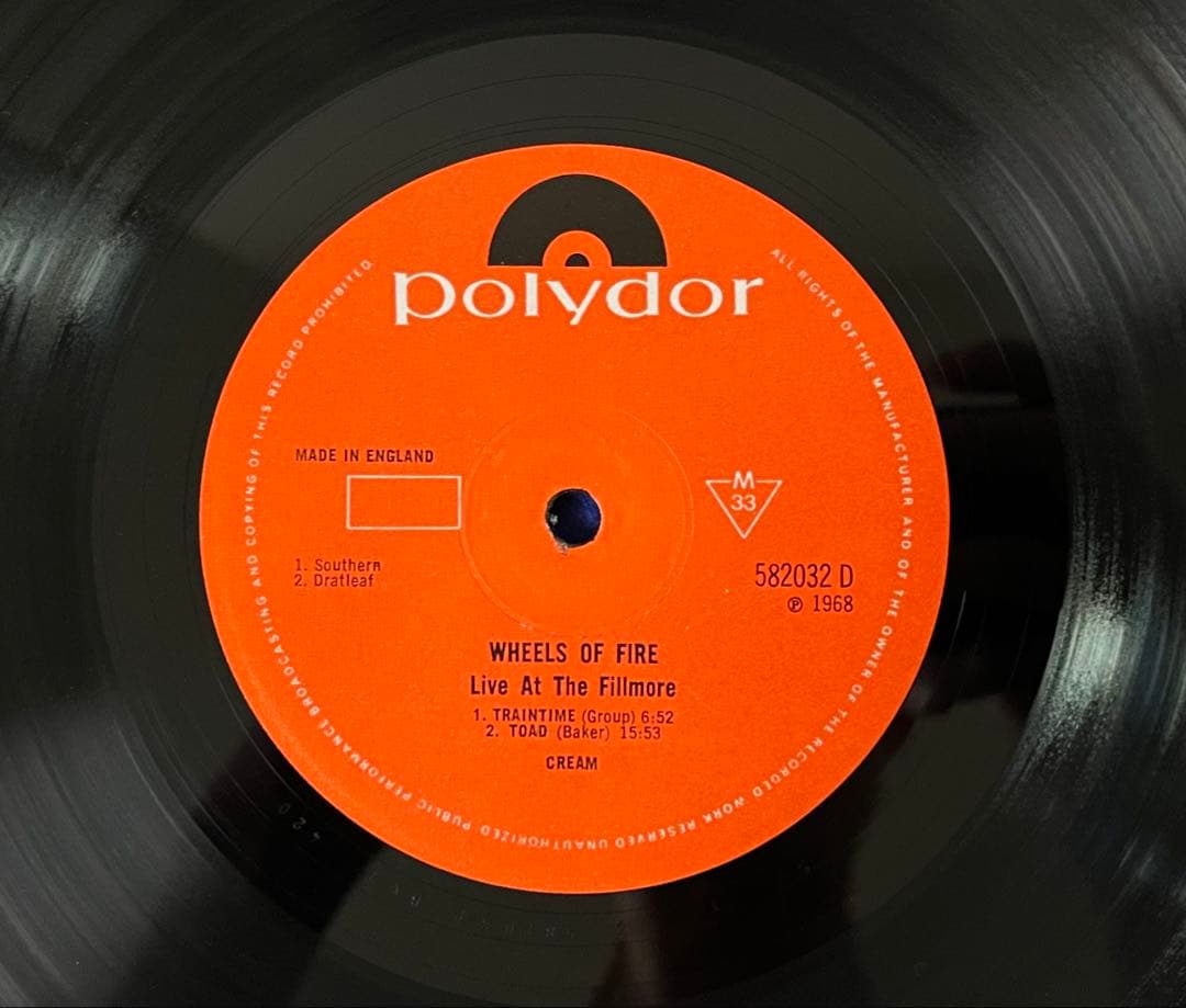 UKOrg クリーム Wheels Of Fire 稀少Mono