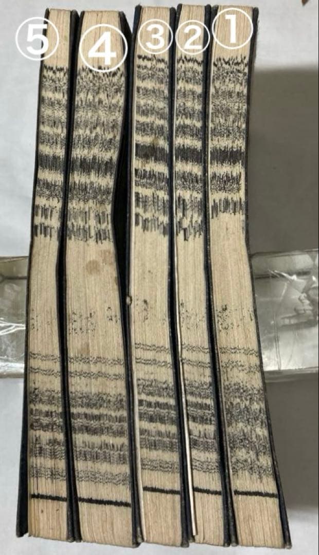 150年前・折込銅版図入・医学書【華氏病理摘要】5冊揃い完本