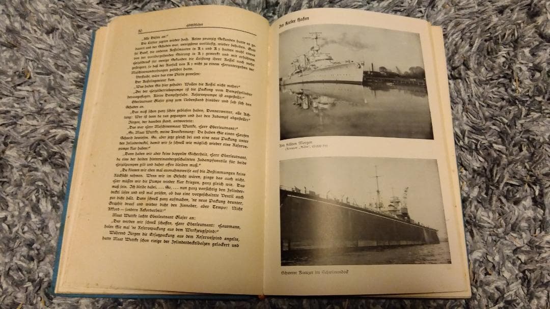 【古書】Blaue Jungs an Kesseln und Maschinen