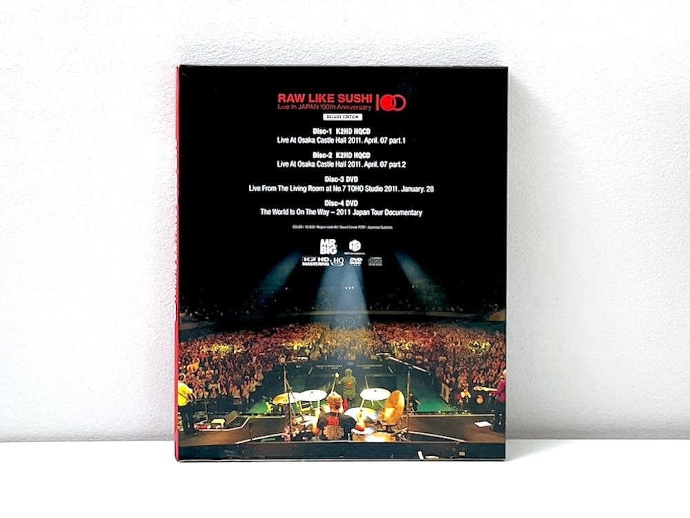 廃盤 限定盤 CD+DVD MR.BIG ロウ・ライク・スシ 100〈4枚組〉