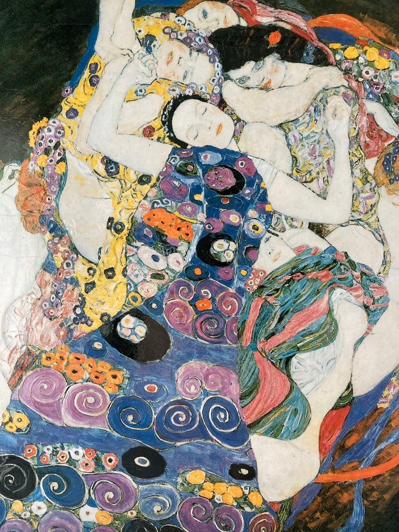 グスタフ・クリムト「接吻」複製画