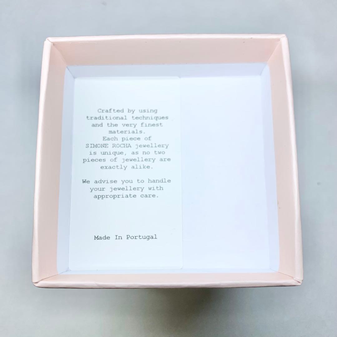 未使用級 シモーネロシャ ヘアクリップ フラワー 花 ビーズ クリスタル 保存箱