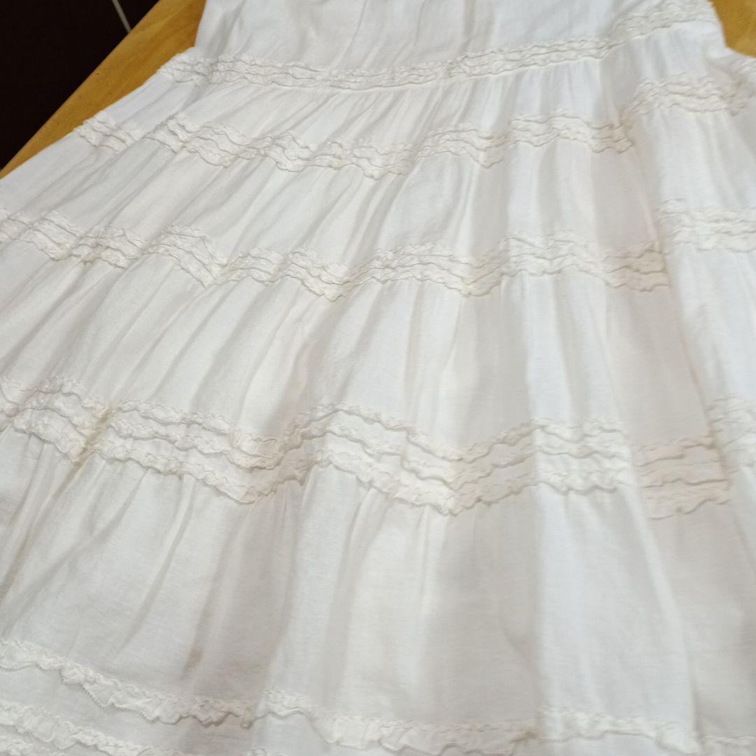 ピンクハウスロングワンピ～ス白