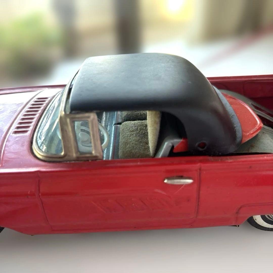 米澤玩具★フォード サンダーバー ドコンバーチブル電動走行リモコン屋根開閉ブリキ