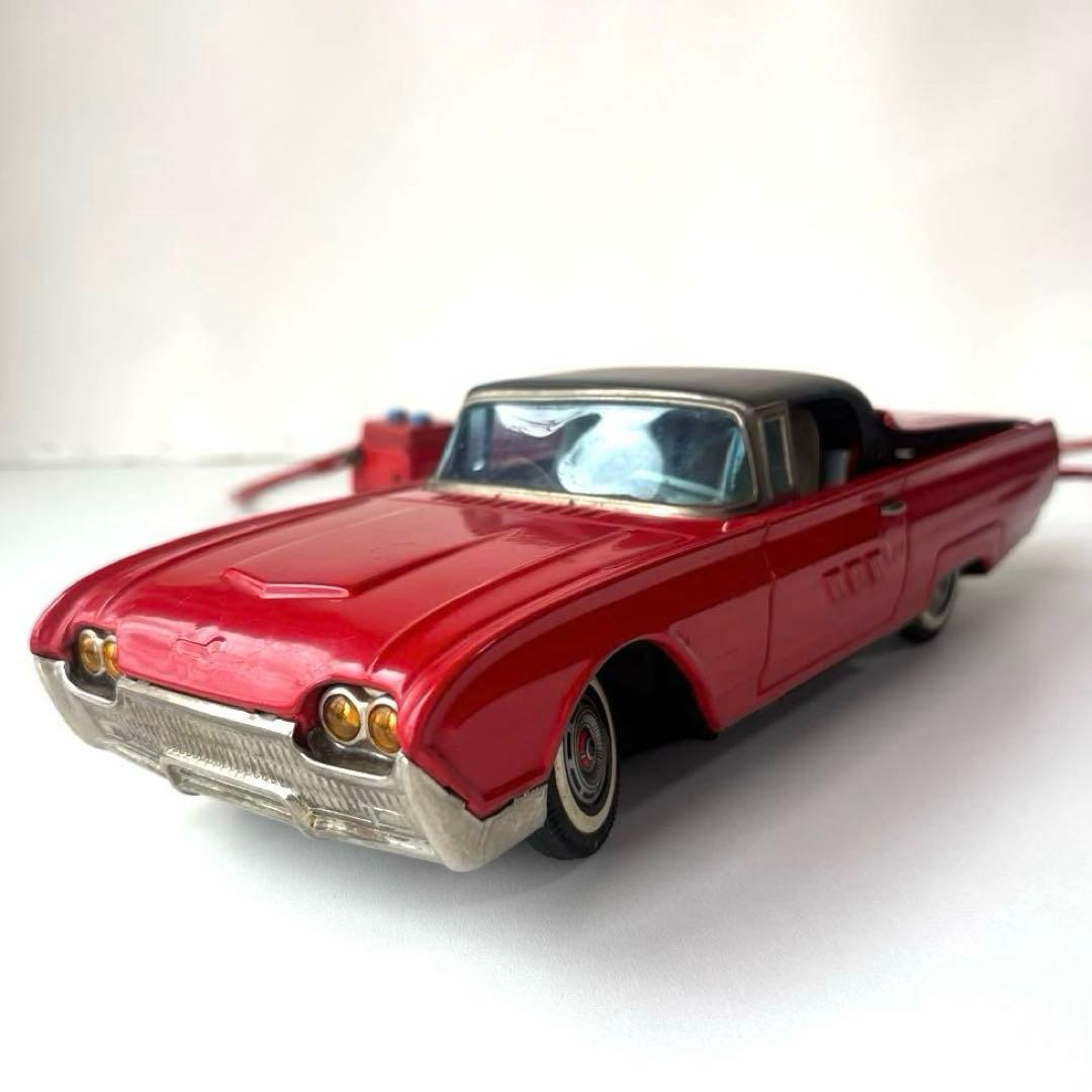 米澤玩具★フォード サンダーバー ドコンバーチブル電動走行リモコン屋根開閉ブリキ