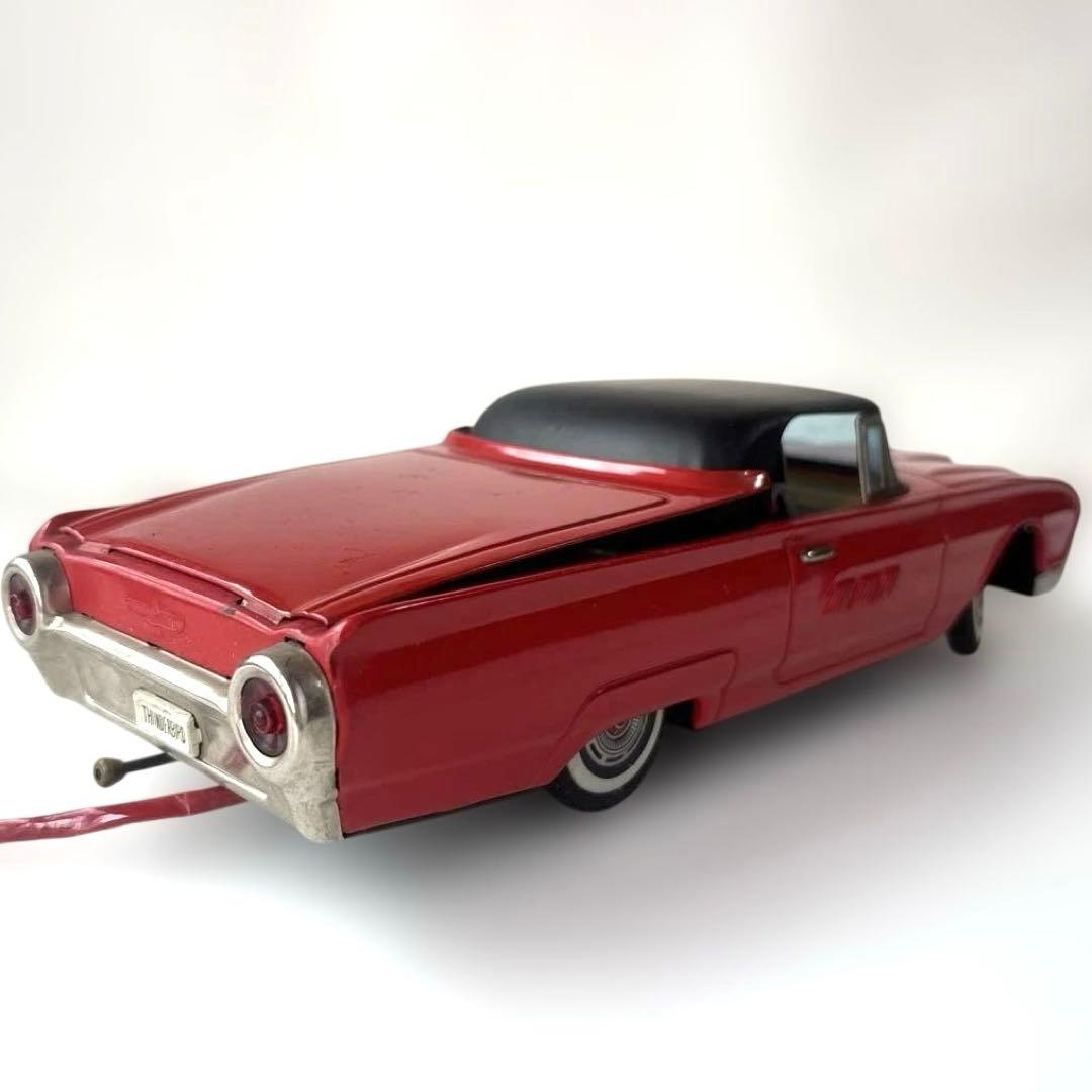 米澤玩具★フォード サンダーバー ドコンバーチブル電動走行リモコン屋根開閉ブリキ