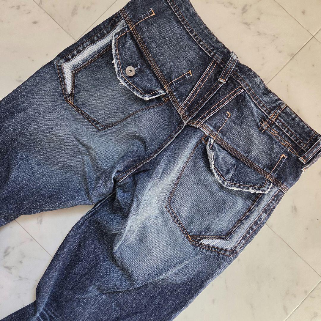 マリテフランソワジルボー　00s archive y2k ダメージデニム