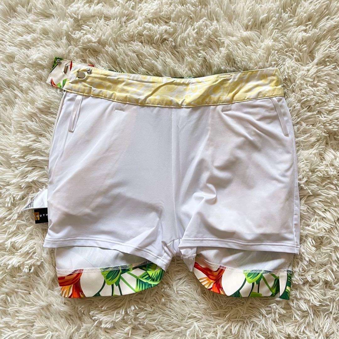 LOUD MOUTH ラウドマウス インナー付 ストレッチスカート ホワイト M