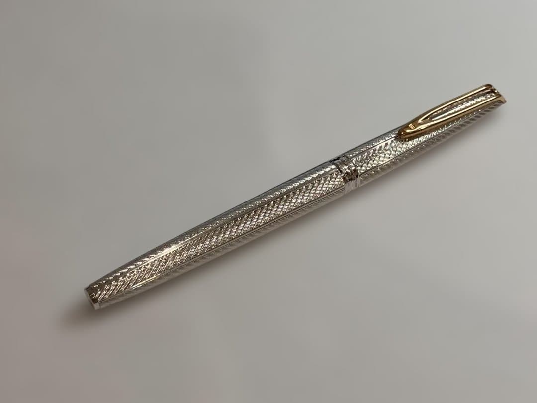 美品です！万年筆 WATERMAN C/F シルバー 18k ウォーターマン