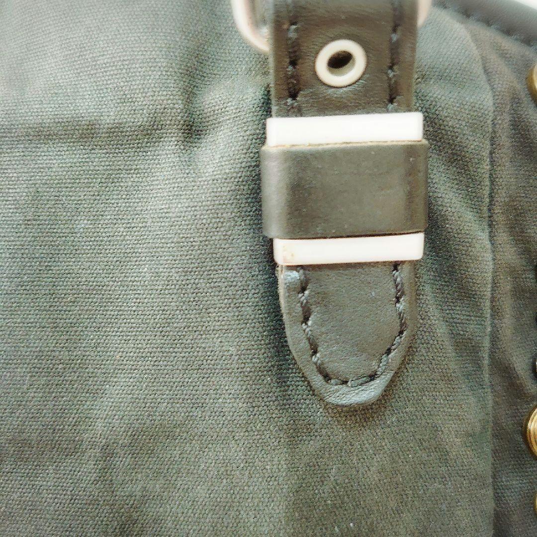 廃盤モデル　DIESEL　トートバッグ　スタッズ　キャンバス　レザー　Y2K