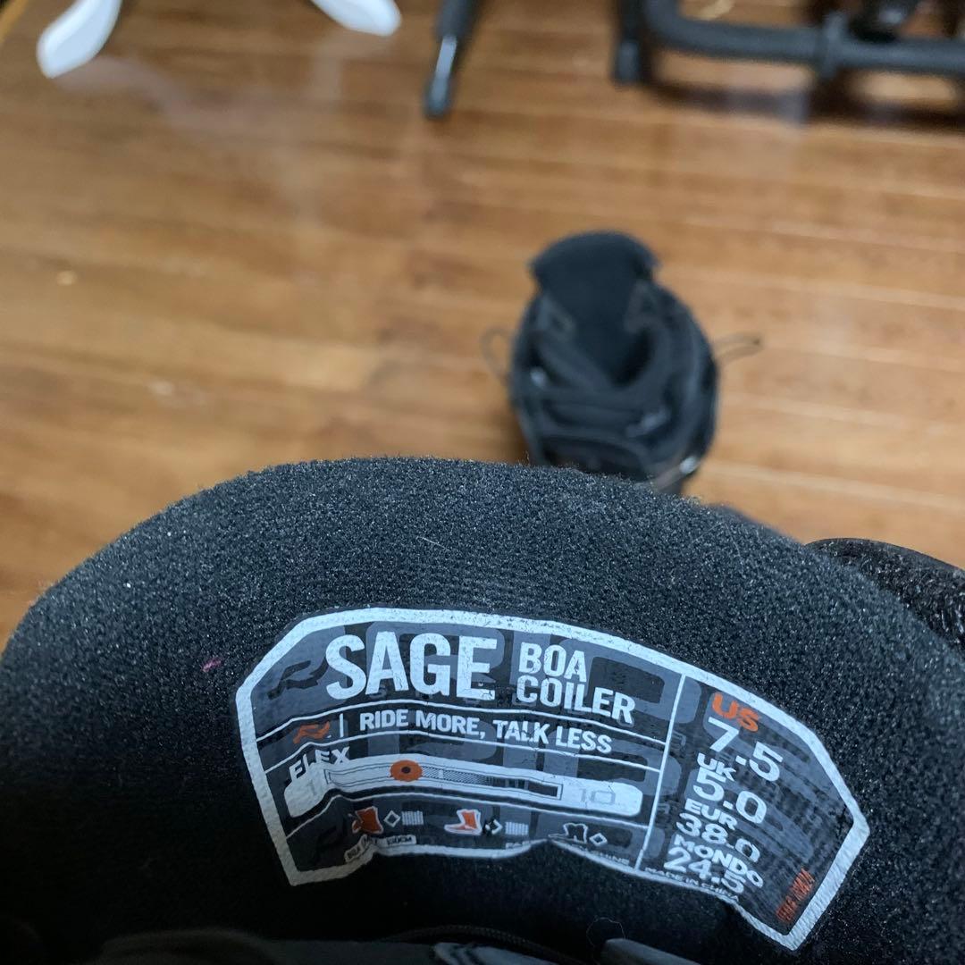 RIDE SAGE BOA スノーボードブーツ レディース 24.5cmブラック