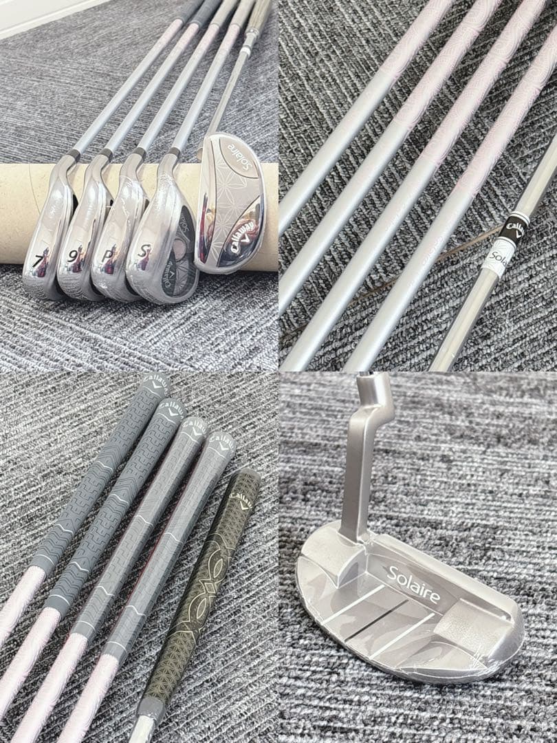 ほぼ未使用❗️キャロウェイ/ソレイル 初心者 レディース ゴルフクラブセット