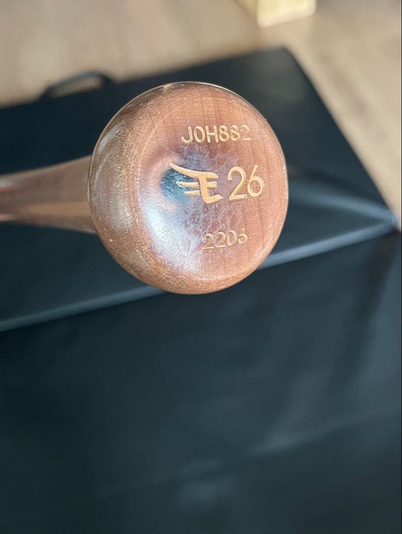 楽天イーグルス 炭谷銀仁朗 #26　バット NPBマーク 支給品　実使用