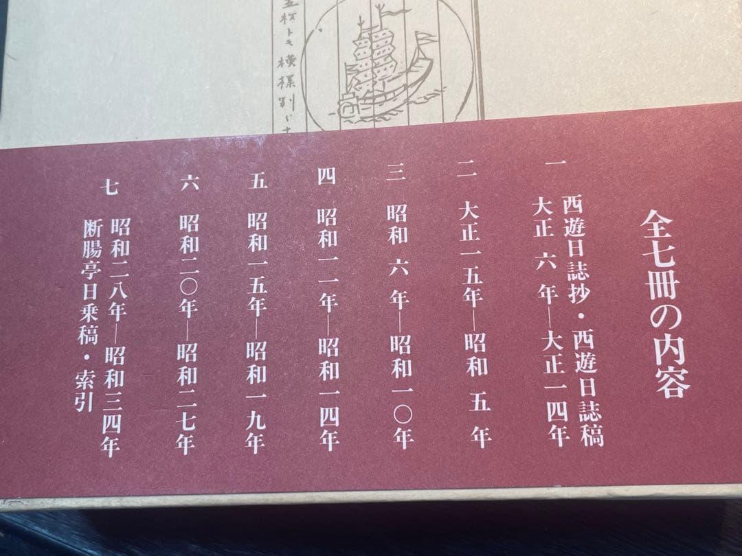 超希少 断腸亭日乗 全7巻 永井荷風 岩波書店 全巻初版1刷 美本 売上カード付