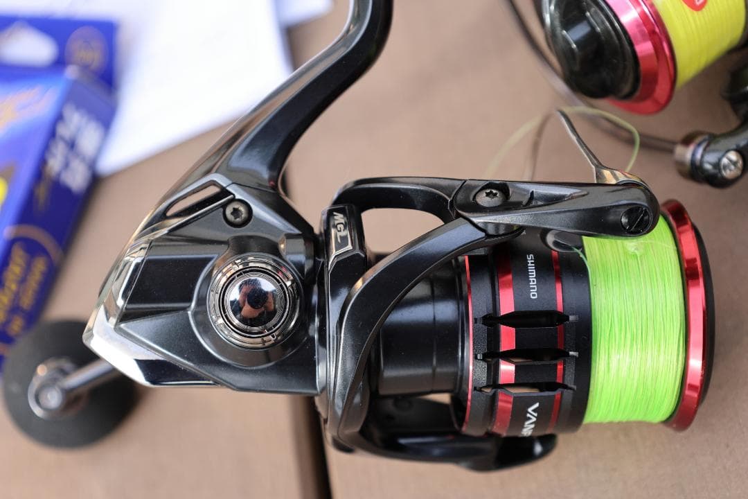 シマノ　 ヴァンフォード C5000XG、PE、αタックル製 新品リールセット