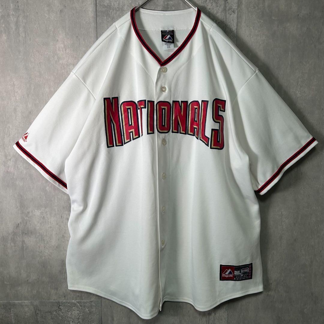 希少デザイン MLB ワシントンナショナルズ ユニフォーム XXL
