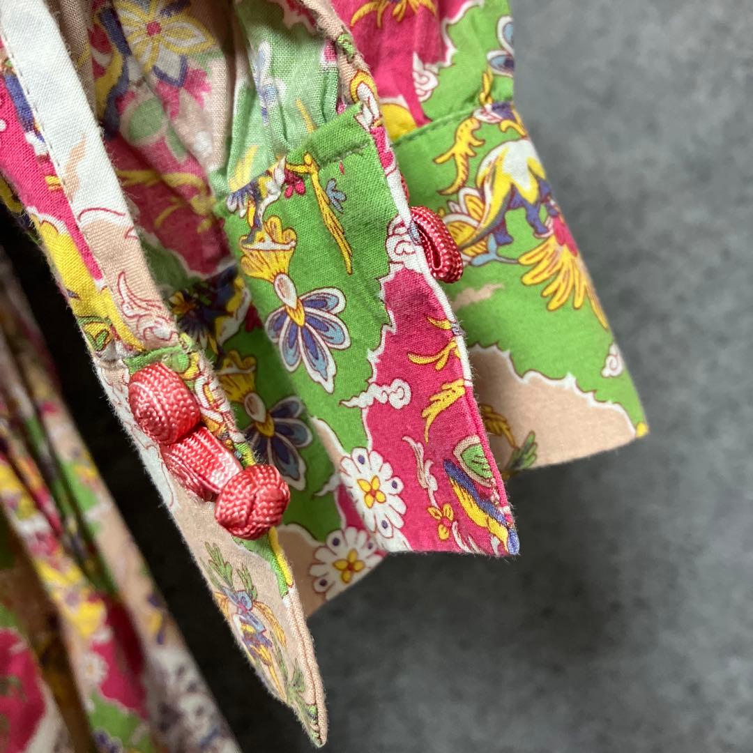 I am I Dinosaur in flower オーバーチャイナワンピース