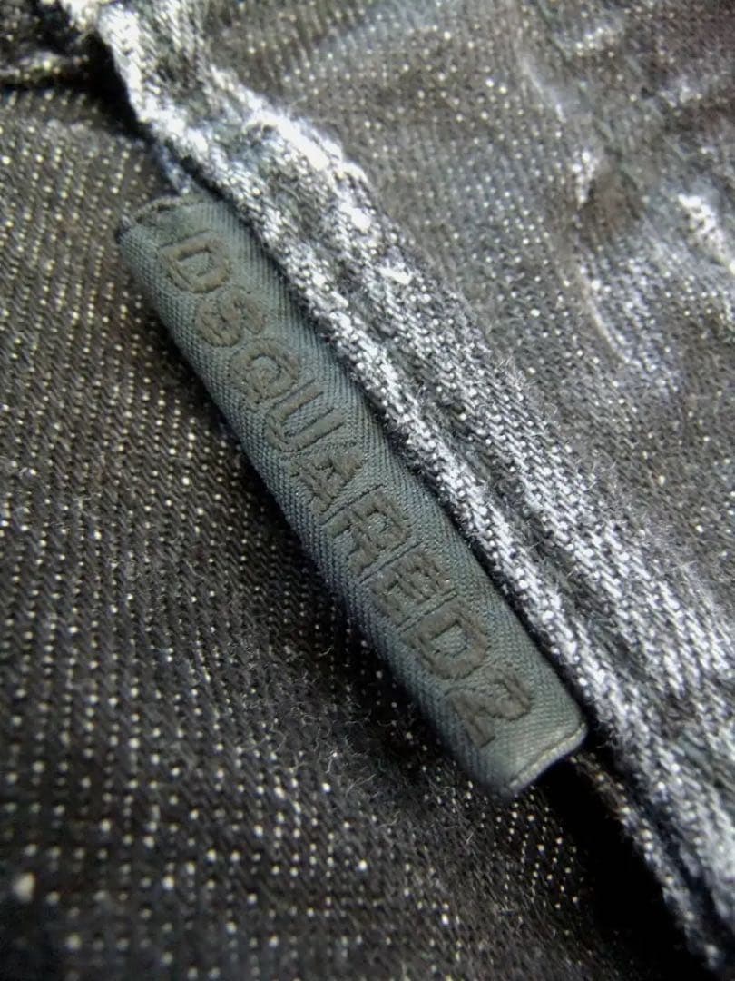 ディースクエアード スケーターブラックデニム（42）