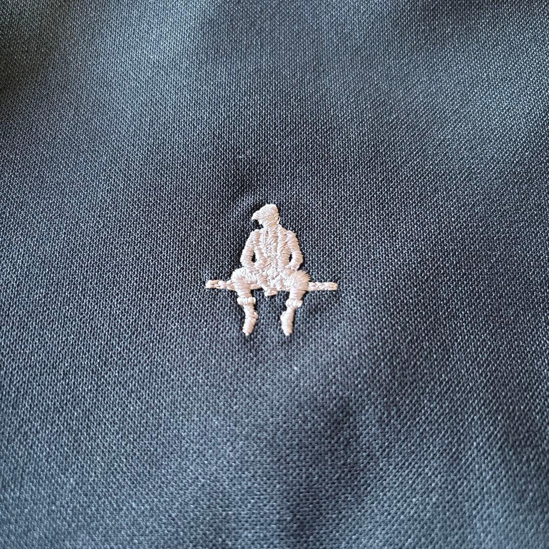 新品★Paul Stuart ゴルフ　モックネック半袖Tシャツ ネイビー　L