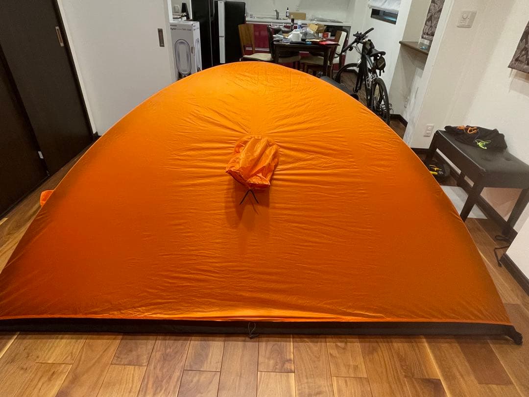 美品！アライテント　オニドーム2 専用アンダーシート(新品)付き