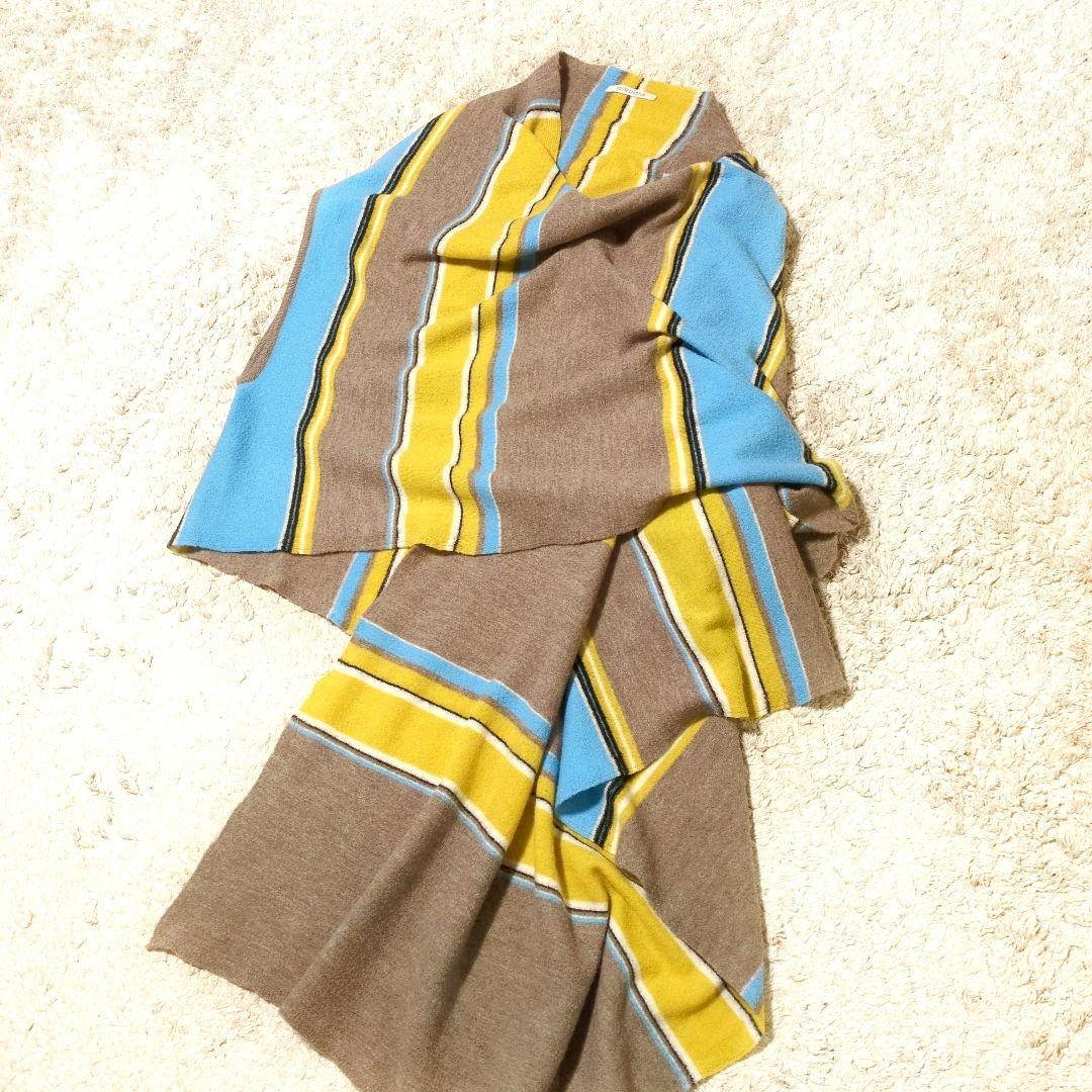 美品✨️ ハウスオブロータス 24AW フェルトストールジレ ウール100% M