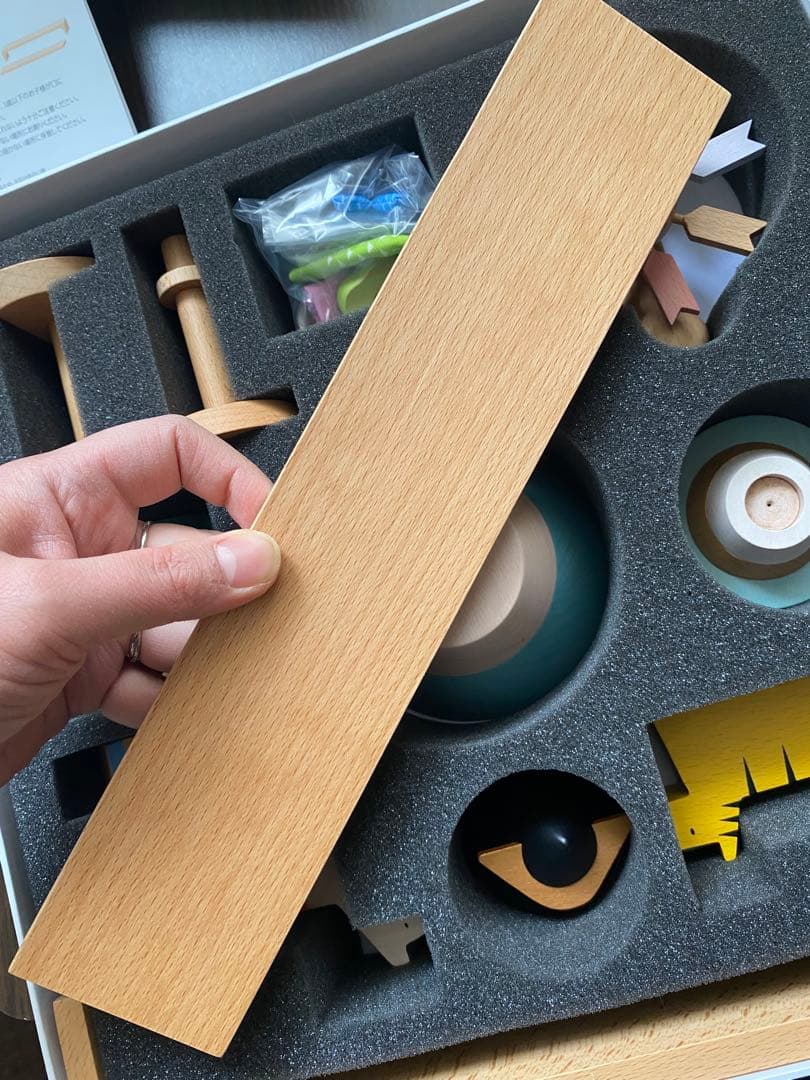 初節句　木製五月人形 プーカのたんたんご　積み木