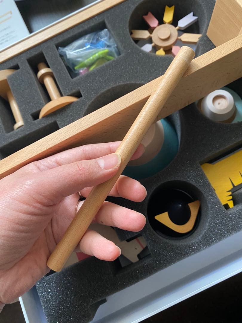 初節句　木製五月人形 プーカのたんたんご　積み木