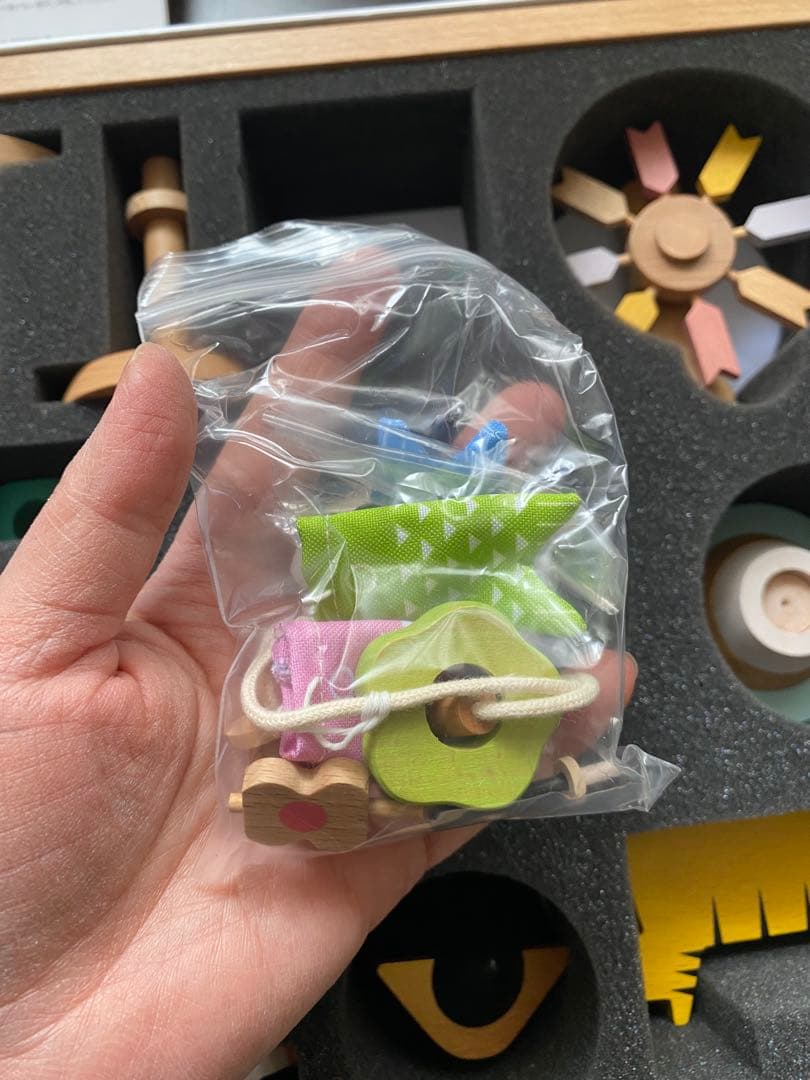 初節句　木製五月人形 プーカのたんたんご　積み木