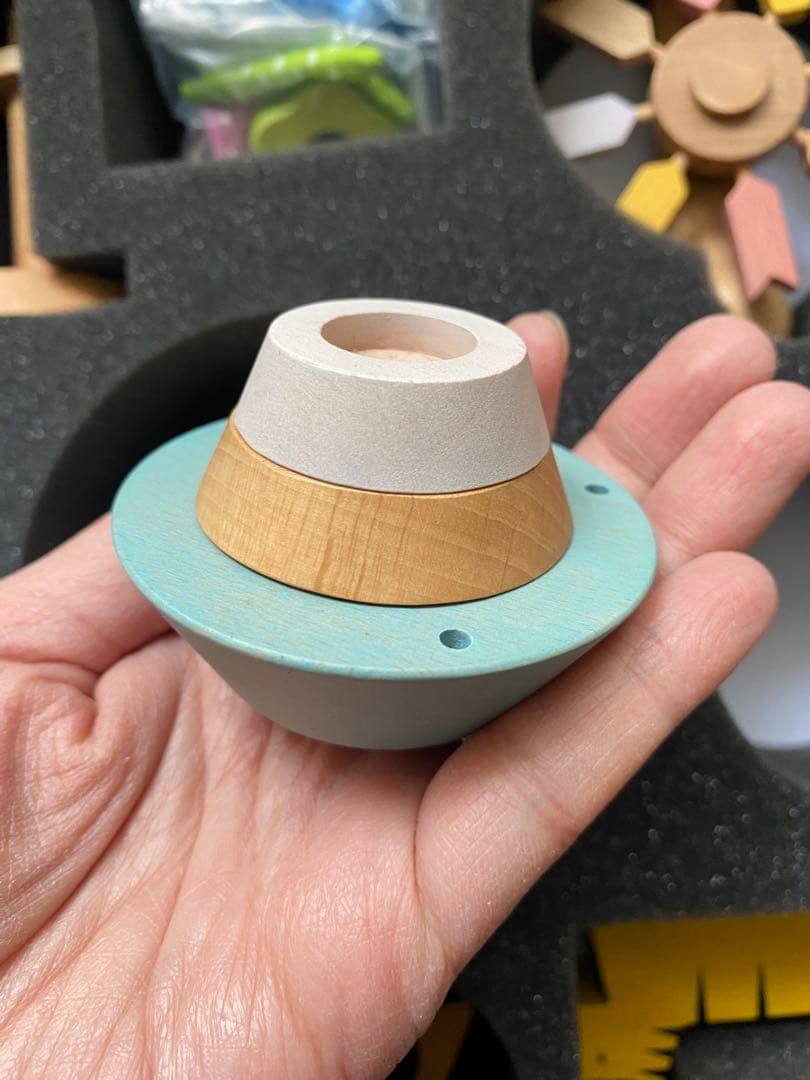 初節句　木製五月人形 プーカのたんたんご　積み木