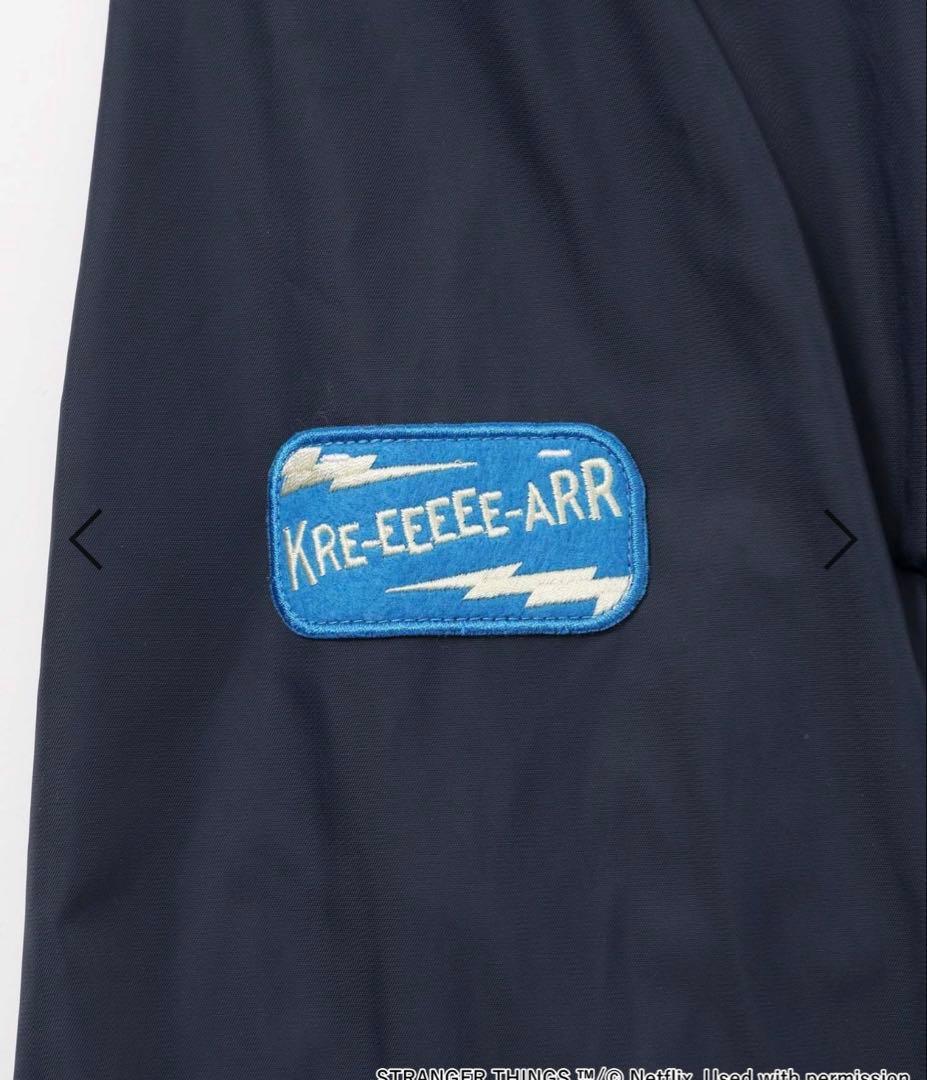 【STRANGER THINGS】ニコアンド コーチジャケット ダークネイビー
