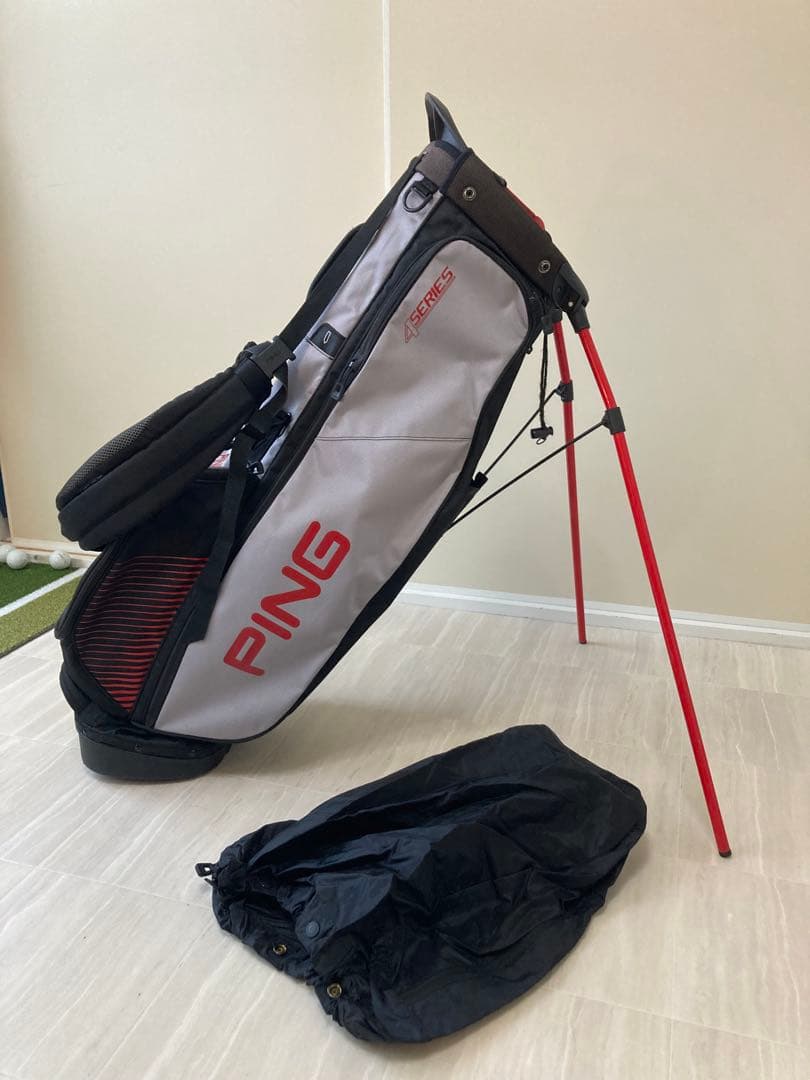 PING 4Series スタンド式ゴルフバッグ(中古品)