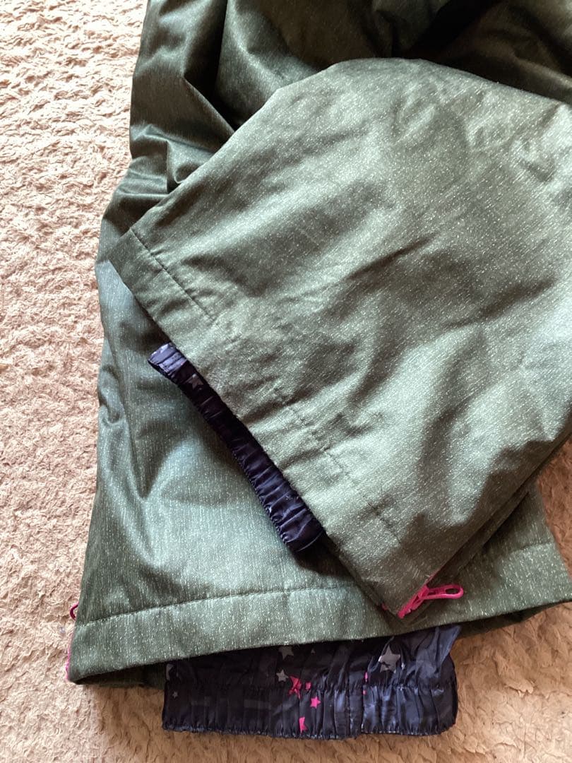 SECRET GARDENレディースＳスノボウェアスキーウェア手袋ニット帽付