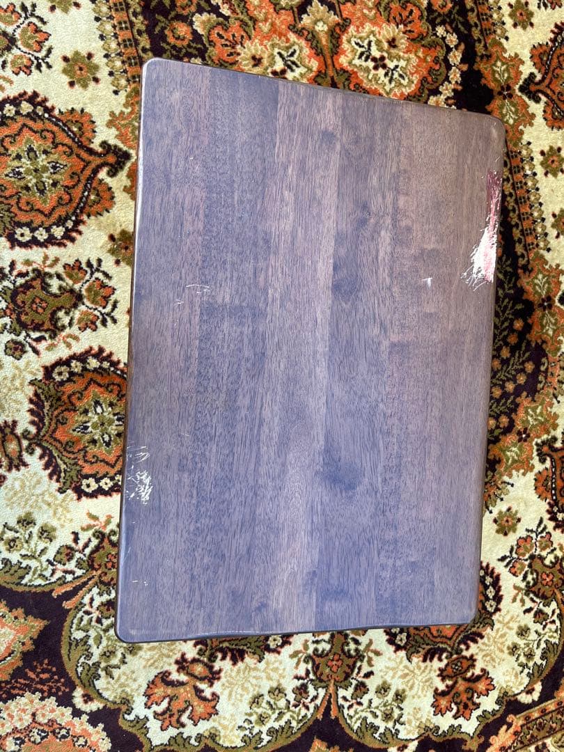 かずくん＊カリモク ルスティック センターテーブル 当時物 天板難あり