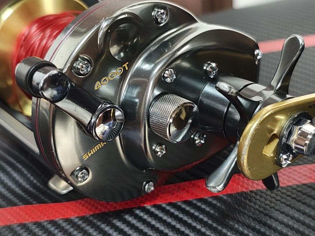 最終値下げSHIMANO KAIKON リール シマノ07海魂４０００t 石鯛