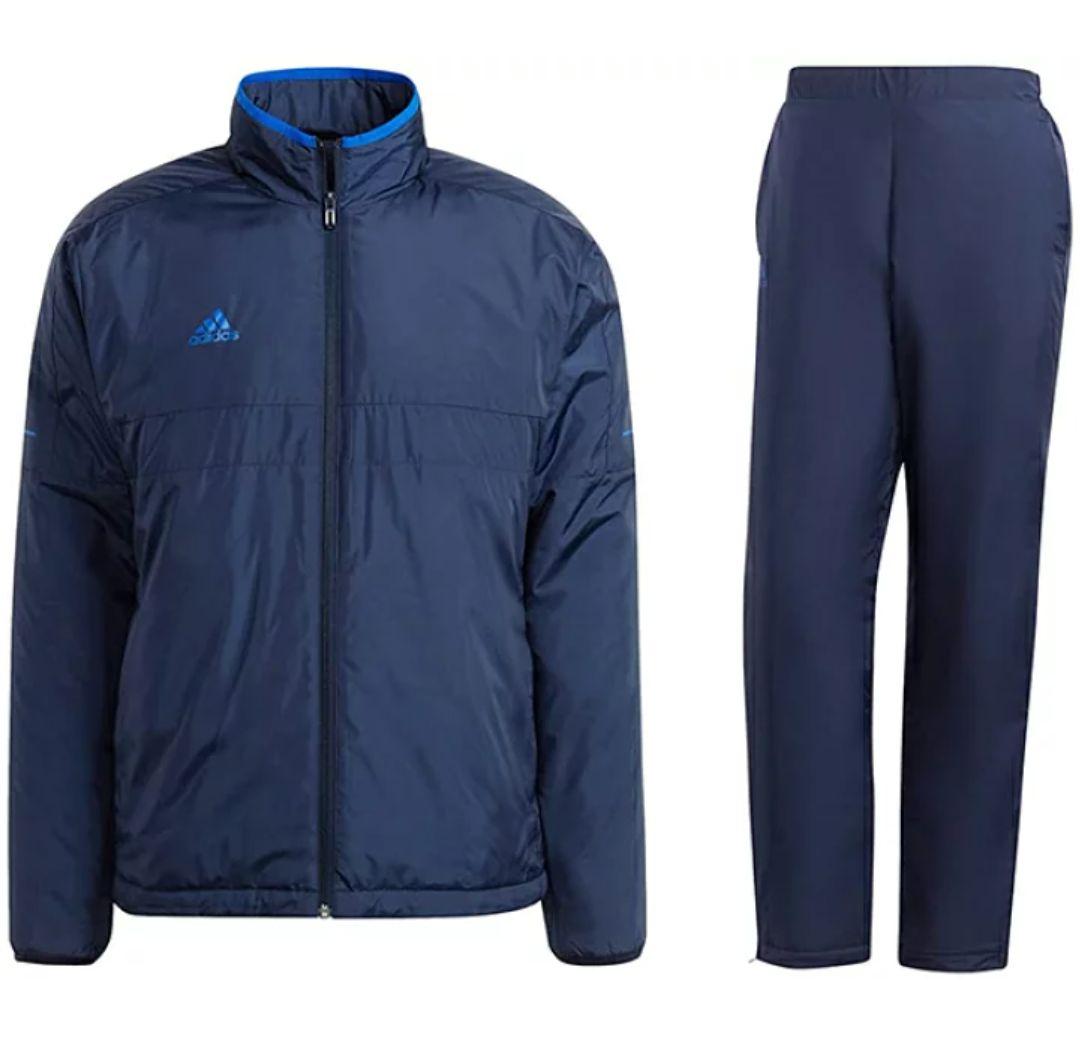 新品　サイズS　アディダス　中綿入り　ウォーマージャケットパンツ　セットアップ
