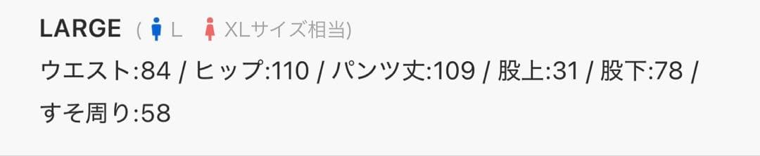 Regen Glanzブラック ストレートデニム パンツ Lサイズ