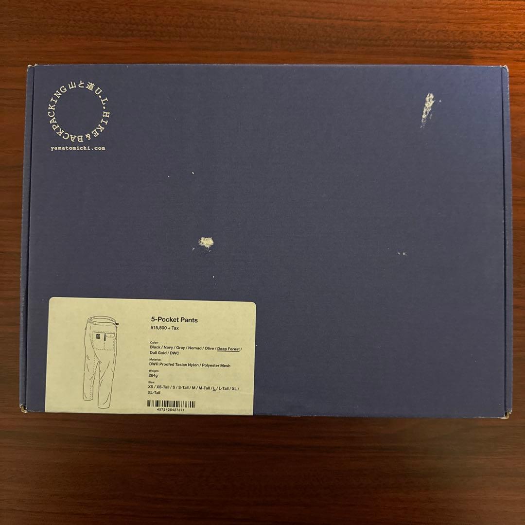 山と道　5ポケットパンツ　L　極美品　定価17050円　定番