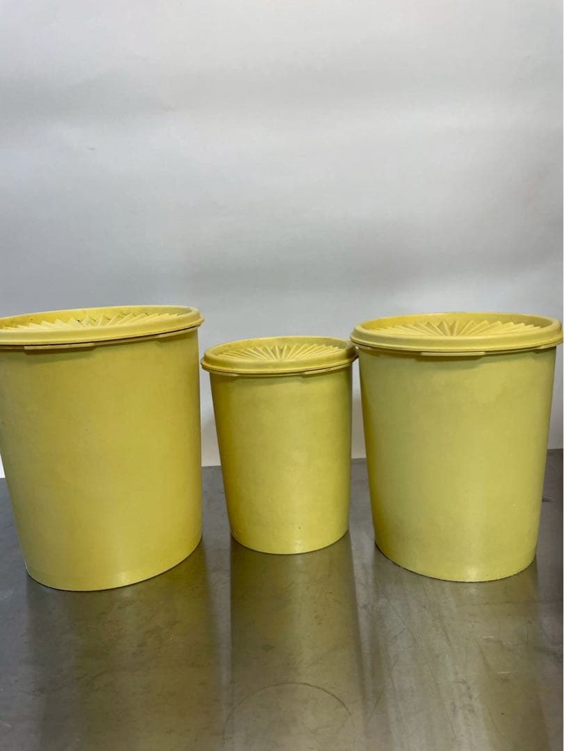 タッパーウェア ベルフラワー　マキシデコレーター 5点 まとめ売り レトロ 昭和