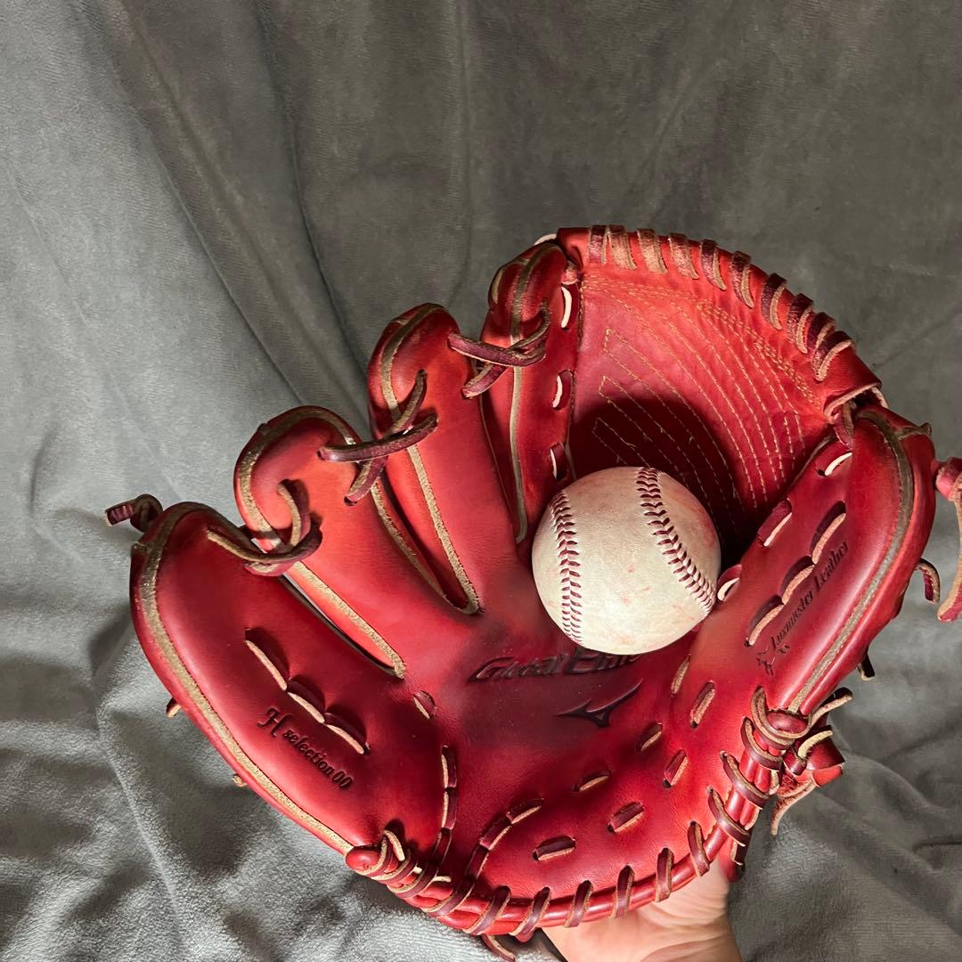 ミズノ　グローバルエリート　硬式投手用グラブ　左投げ　左利き　右手用