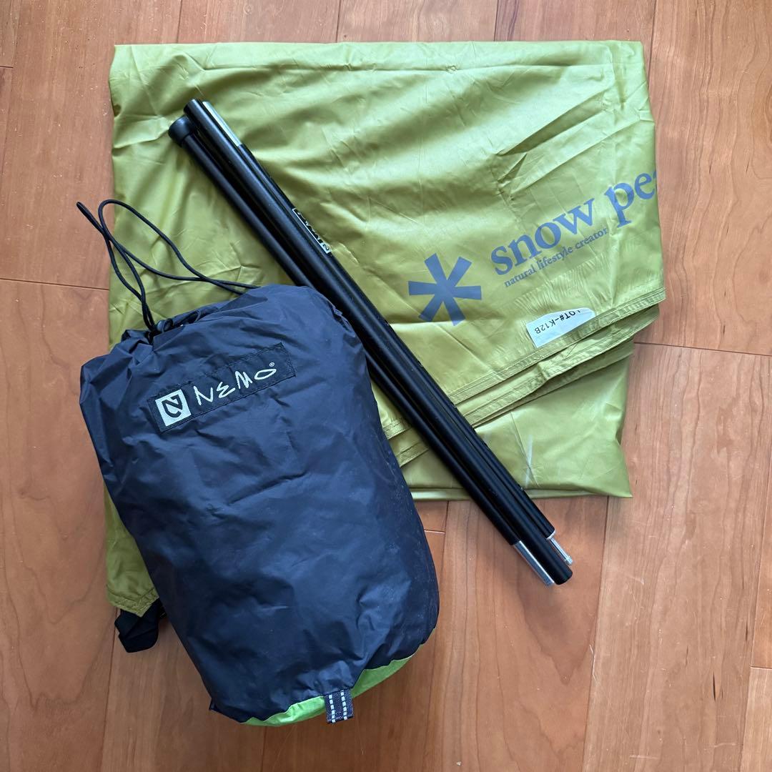 nemo transform tarp 変形タープ 使用2回