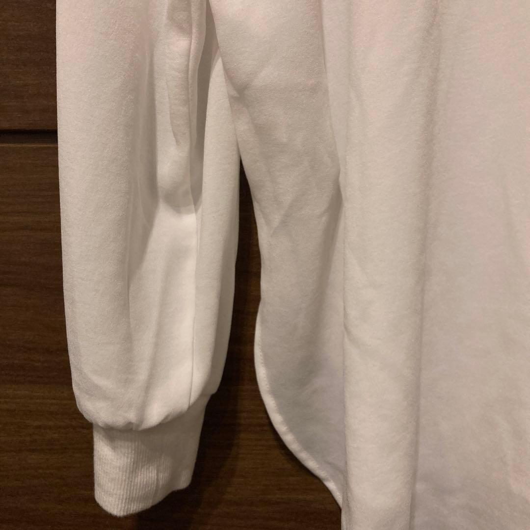 RIVE DROITE ジョーゼットポケットブラウス　ホワイト シアー 白