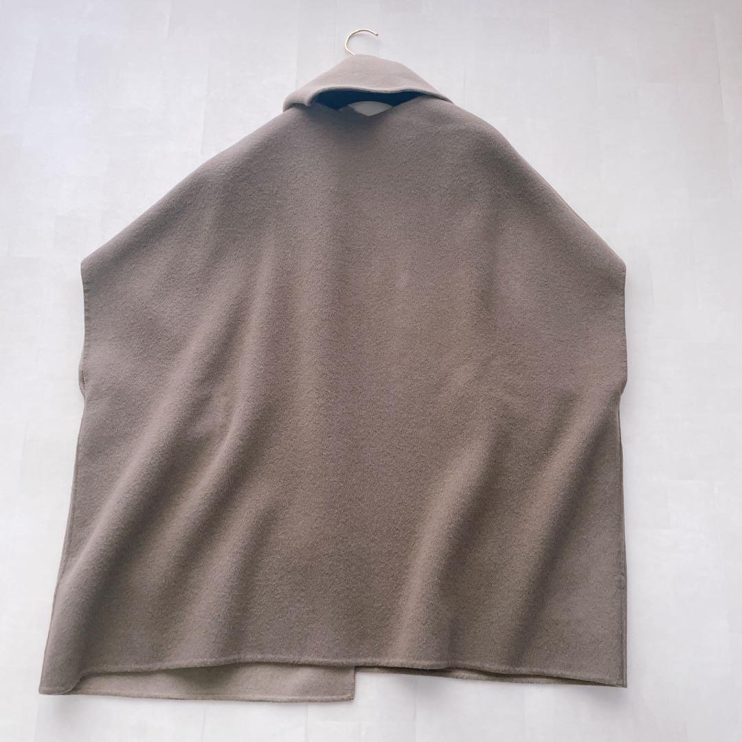 美品✨近年 ルームエイト ラップストールコート リバーシブル ダブルフェイス