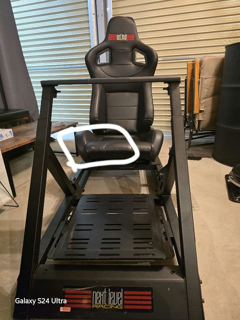 level racing ゲーミングチェア　コックピット　スタンド