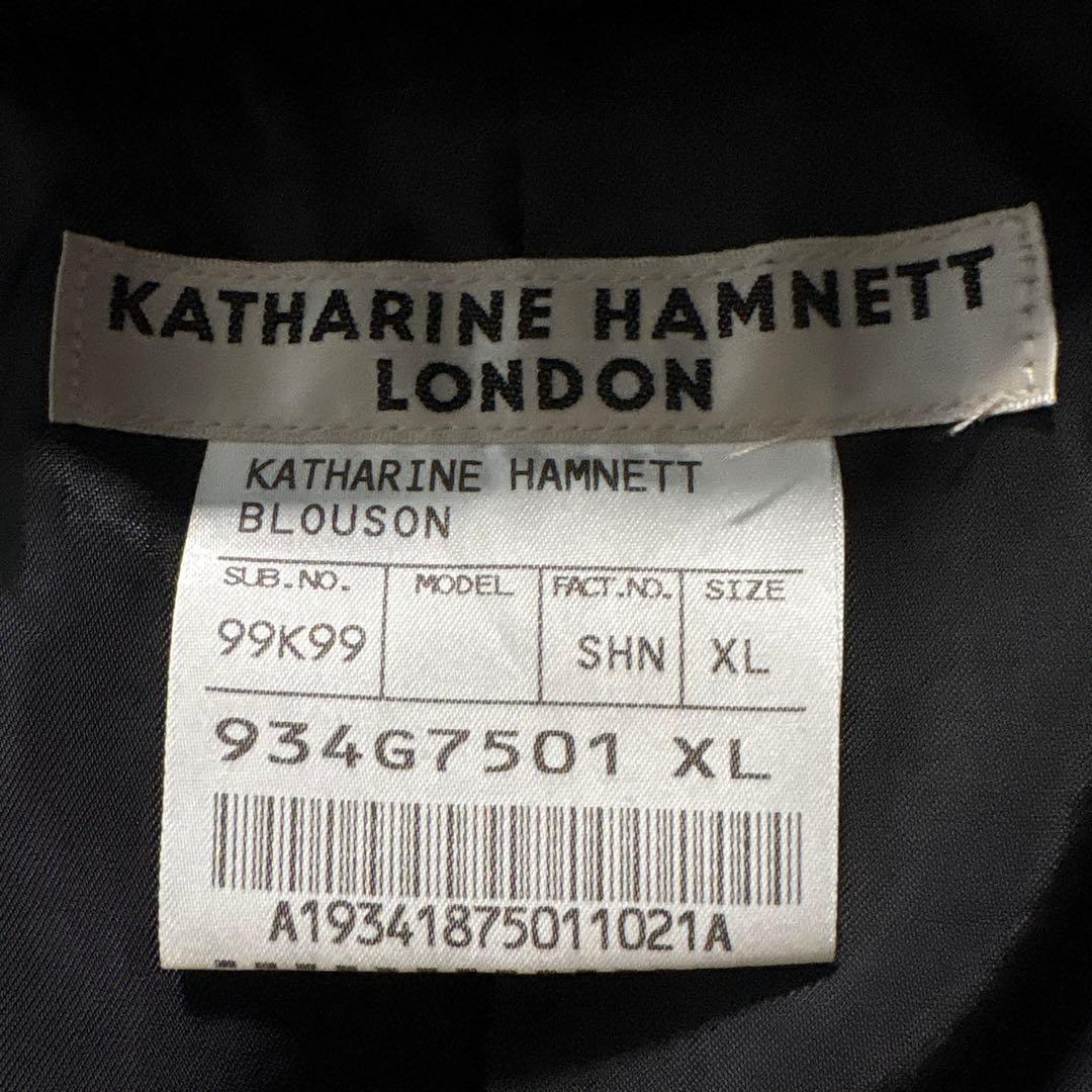 極美品　希少XL katharine hamnett leather jkt