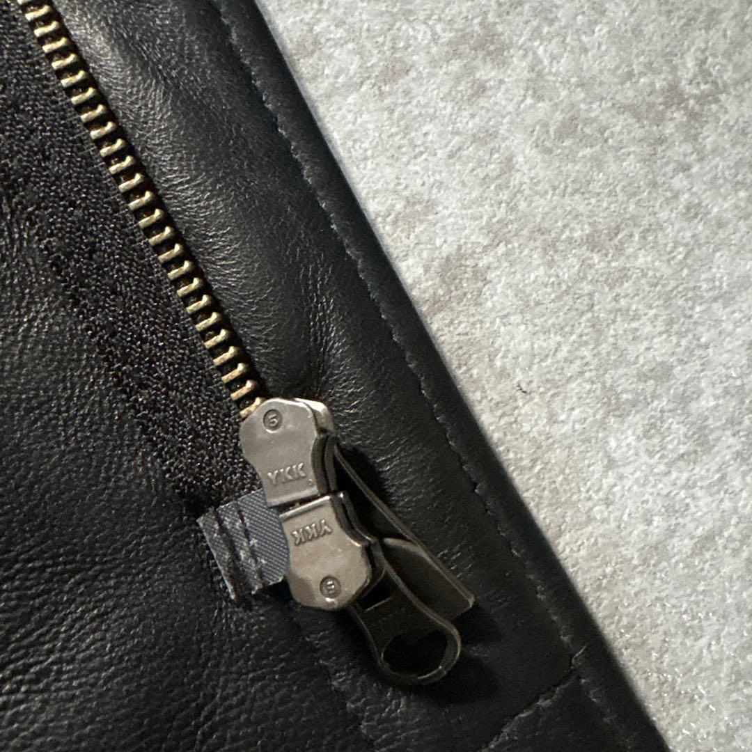 極美品　希少XL katharine hamnett leather jkt