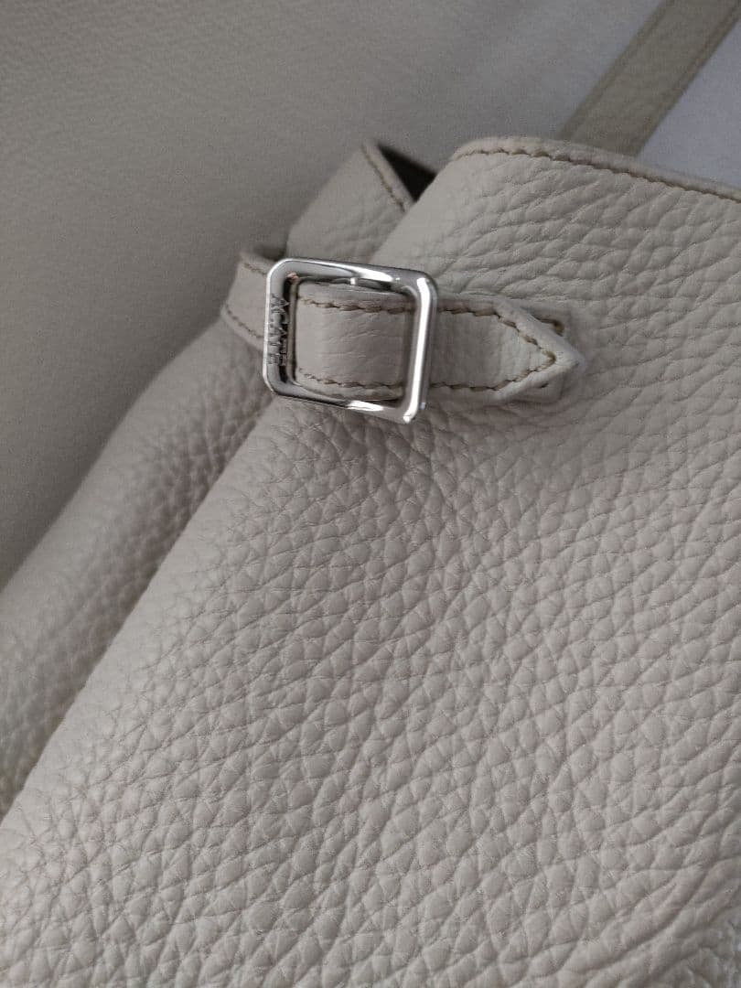 ACATE アカーテLODOS ロドスレザー トートバッグ白グレー