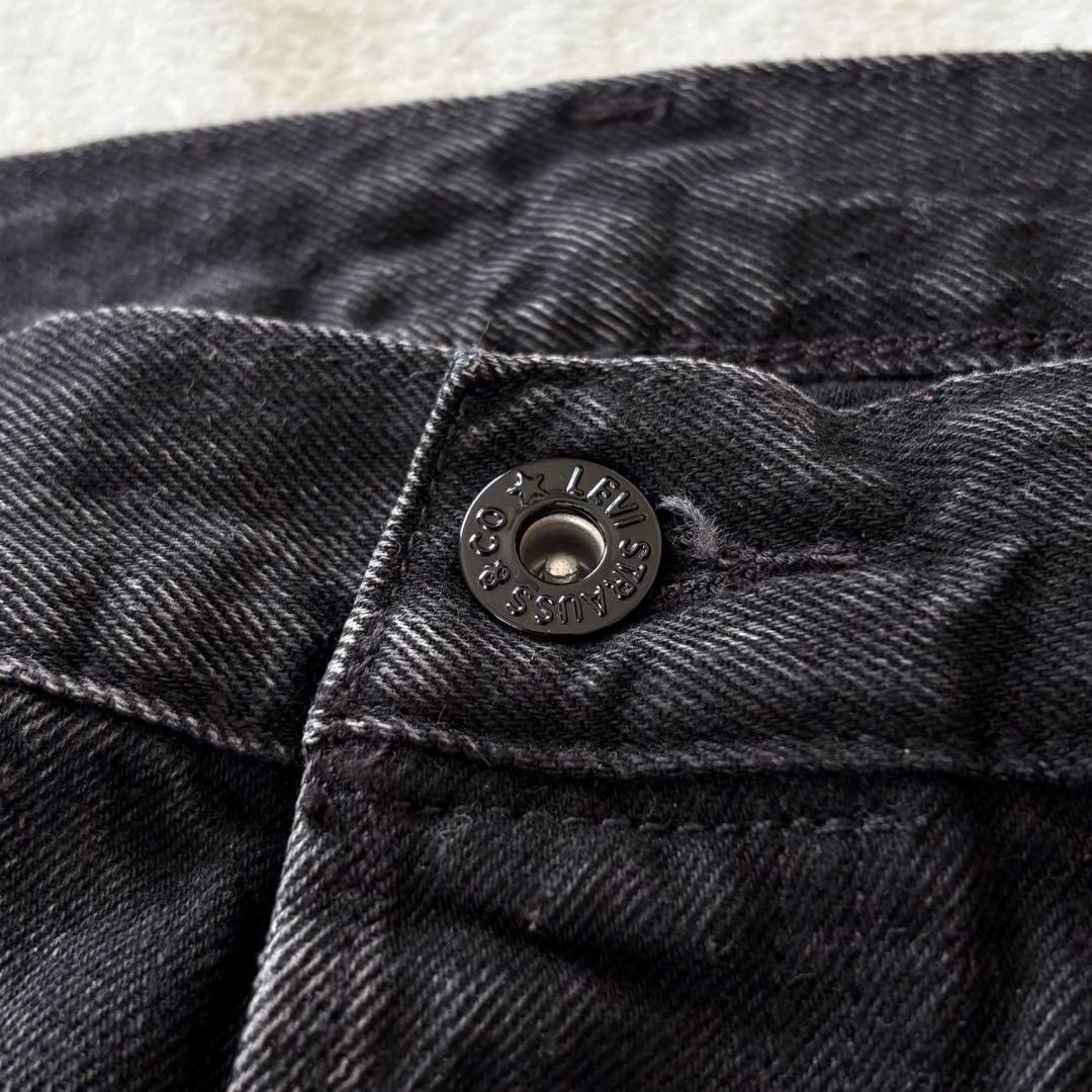 Levi's premium 501 セルビッチ ブラックデニム w40