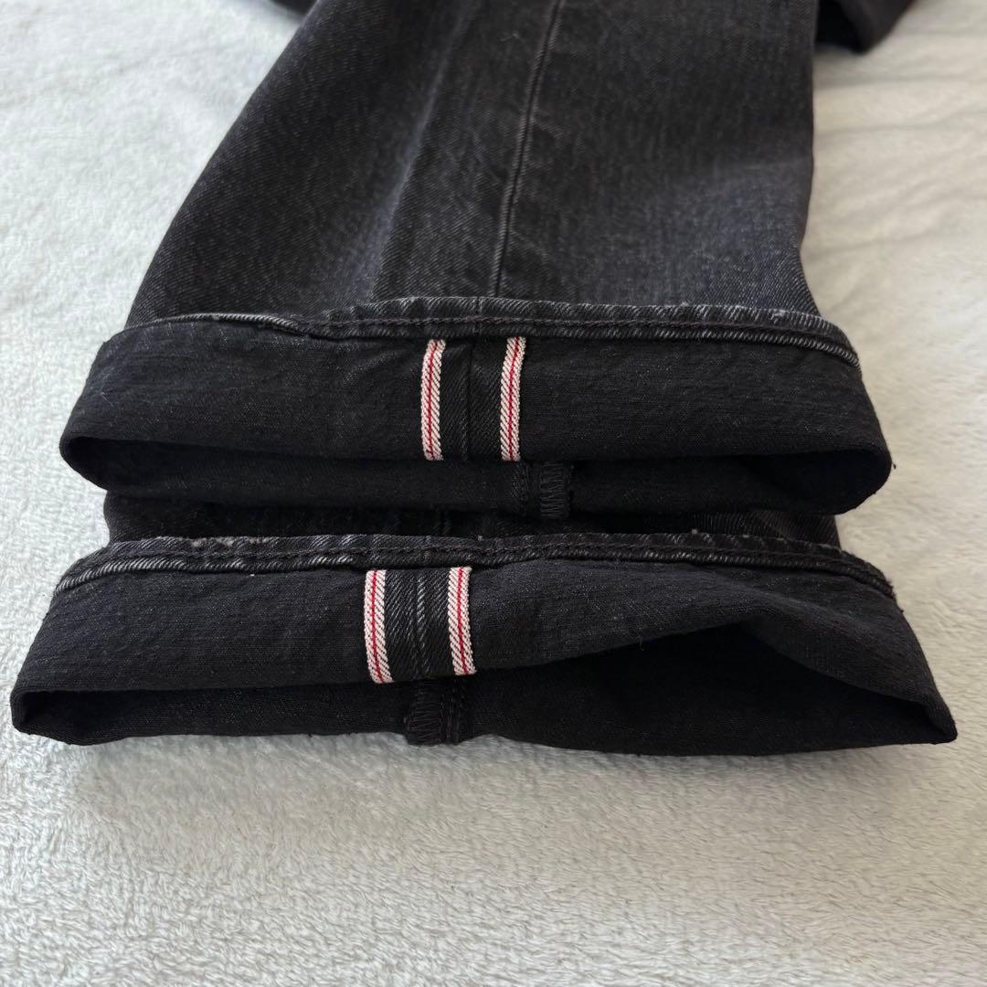 Levi's premium 501 セルビッチ ブラックデニム w40