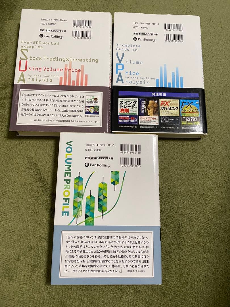 出来高・価格分析の完全ガイド/実践チャート入門/価格帯別出来高トレード3冊セット